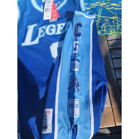 Headgear Classics Legend Mamba #8 Men’s Basketball Jersey Blue/White MEDIUM NWT - Picture 6 of 8